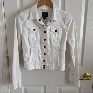 White Lucky Brand Jean Jacket